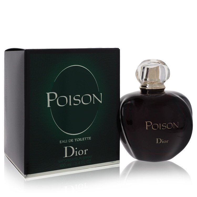 Christian Dior Poison Eau de Toilette for Women, 3.4 oz