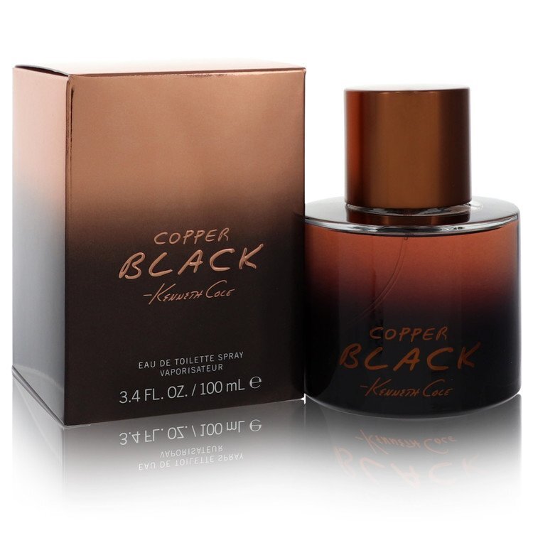 Kenneth Cole Copper Black Eau de Toilette Spray for Men 3.4 oz