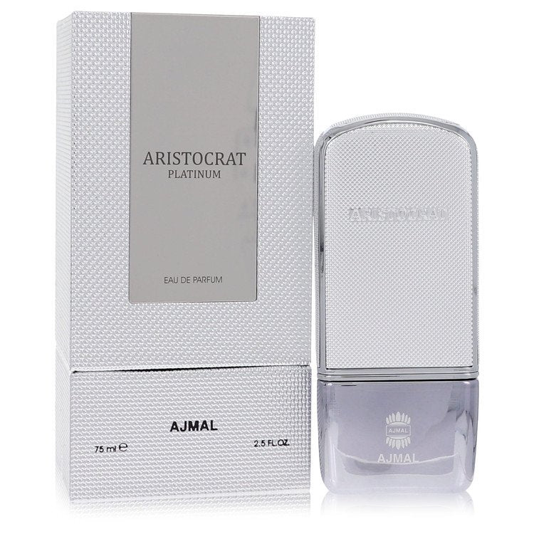 Ajmal Aristocrat Platinum Eau de Parfum Spray for Men 2.5 oz