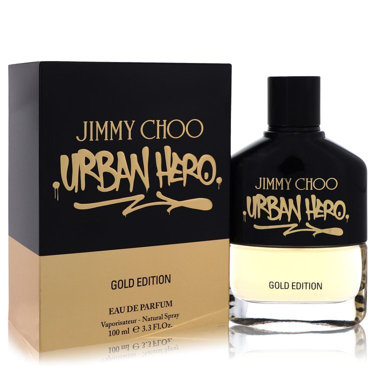 Jimmy Choo Urban Hero Gold Edition Eau de Parfum Spray for Men 3.3 oz