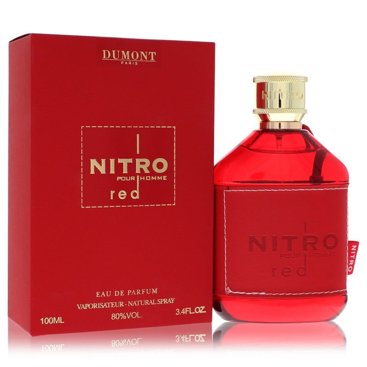 Dumont Nitro Red by Dumont Paris Eau de Parfum Spray 3.4 oz – Men's Fragrance