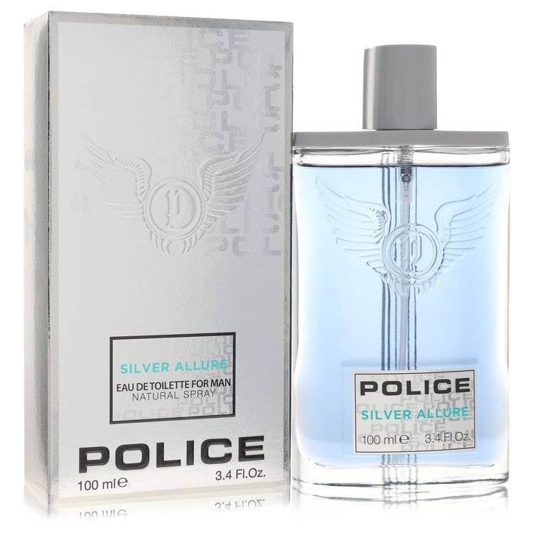 Police Contemporary Silver Allure Eau de Toilette Spray 3.4 oz Men