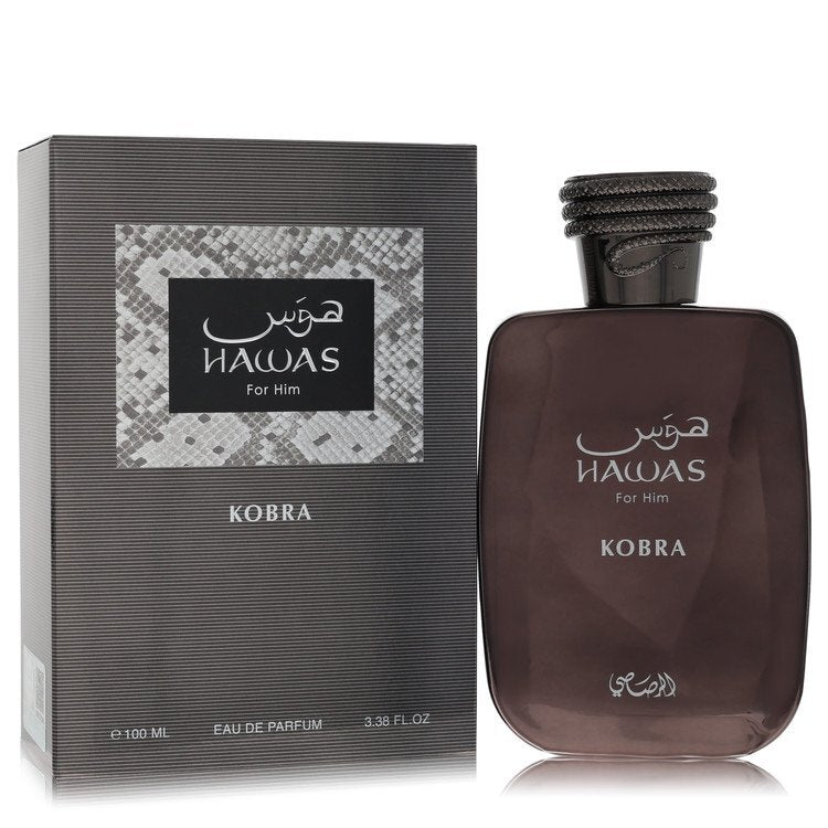 Hawas Kobra by Rasasi Eau de Parfum Spray 3.38 oz – Men's Fragrance