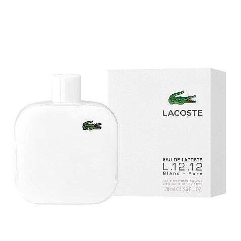 Lacoste Eau de Lacoste L.12.12 Blanc Eau de Toilette Tester for Men 3.3 oz