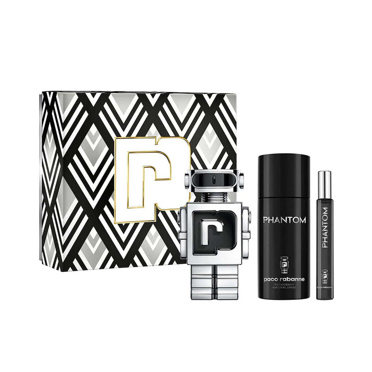 Paco Rabanne Phantom 3-Piece Gift Set for Men