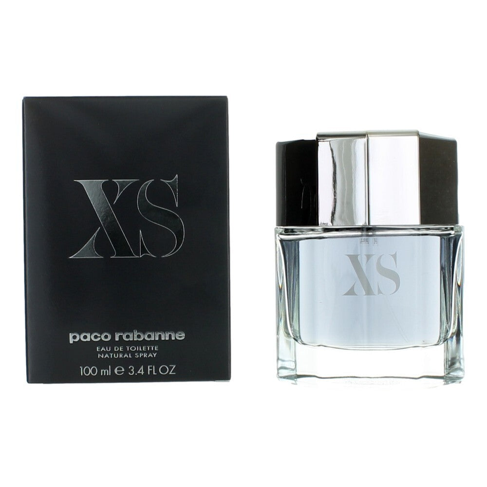 Paco Rabanne XS Grey Eau de Toilette Spray for Men 3.4 oz
