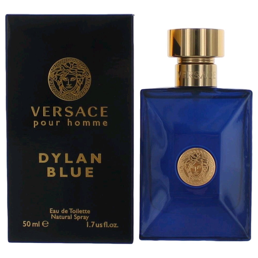 Versace Pour Homme Dylan Blue Eau de Toilette Spray for Men 1.7 oz