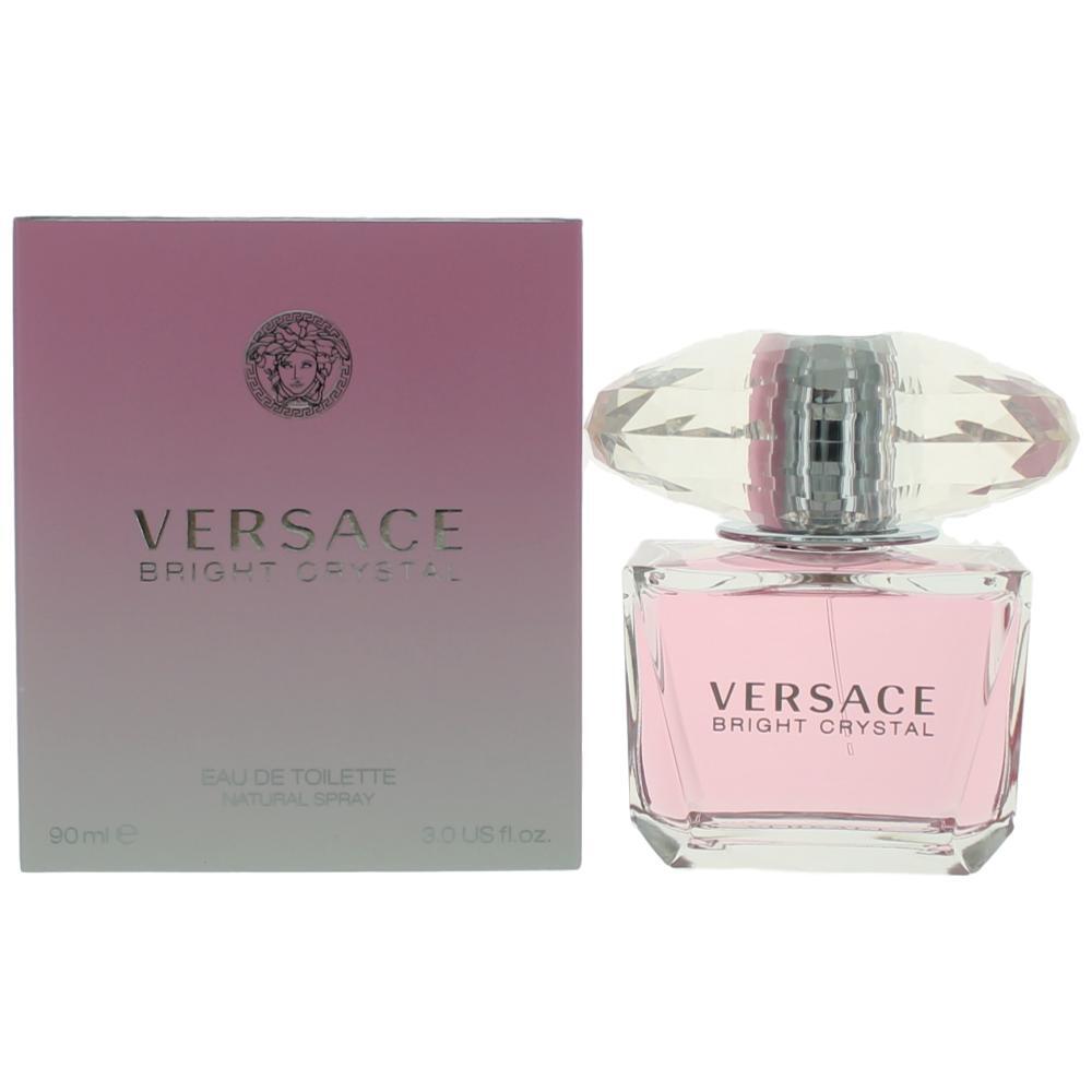Versace Bright Crystal Eau de Toilette for Women, 3 oz