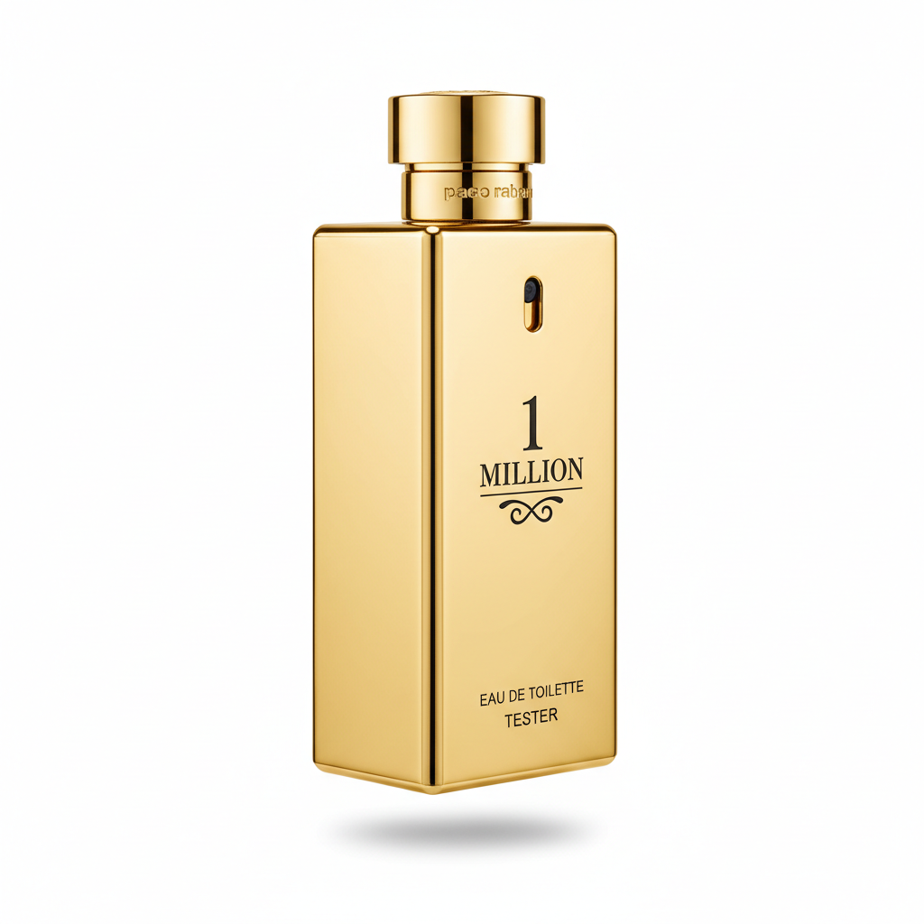 Paco Rabanne 1 Million Eau de Toilette 3.4 oz tester gold ingot bottle